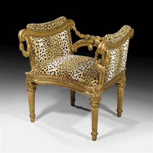 Appraisal: BANQUETTE known as a berg re l'italienne Louis XVI attributed