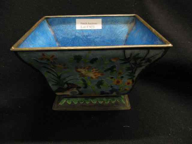 Appraisal: Chinese Peking Enamel Planter rich floraland foliage - '' x