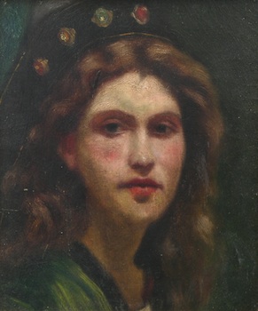 Appraisal: Unknown Artist Continental School th Century Portrait of a Woman