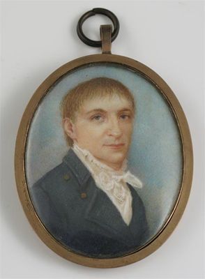 Appraisal: English School early th Century Portrait of a gentleman wearing