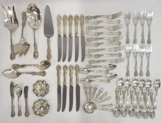 Appraisal: lot of Reed and Barton Francis I sterling silver flatware