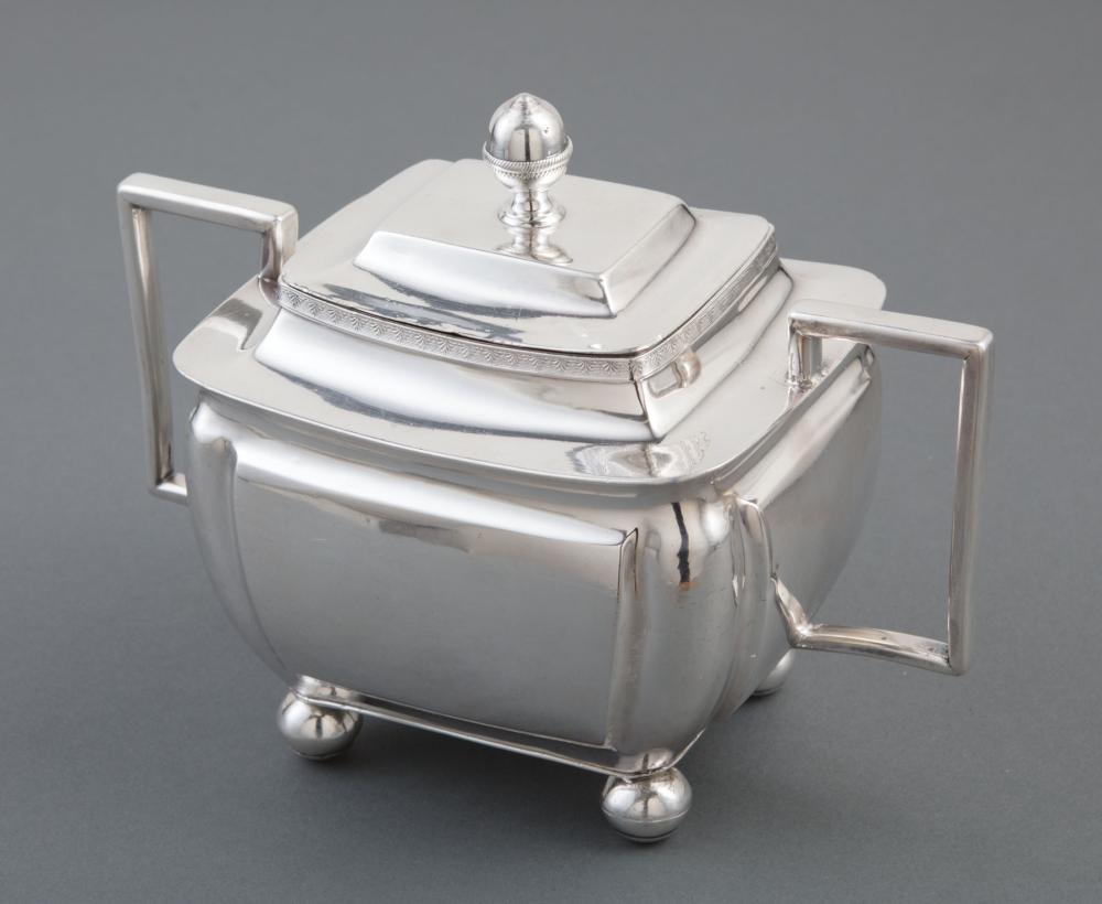 Appraisal: Fine American Classical Coin Silver Sugar Bowl Anthony Rasch -