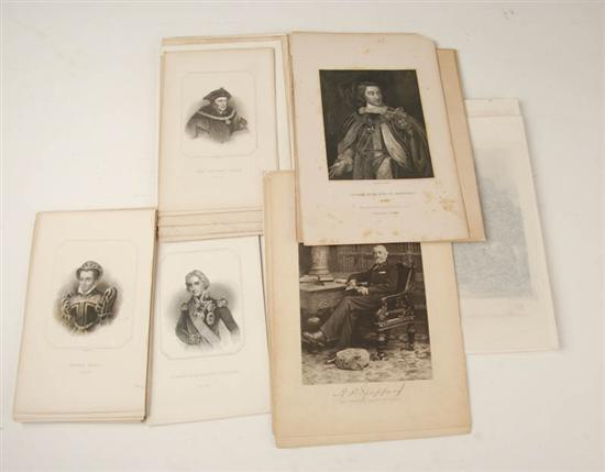 Appraisal: Lot of Prints of European Figures Including Frederick the Great