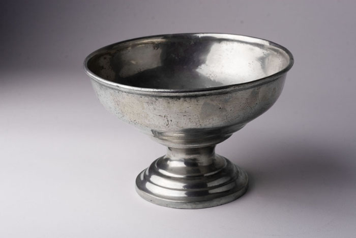 Appraisal: PEWTER FOOTED BOWL JAMES B WOODBURY OREN COLTON Philadelphia Pennsylvania