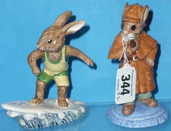 Appraisal: Royal Doulton Bunnykins Figures Detective DB limited edition with Certificate