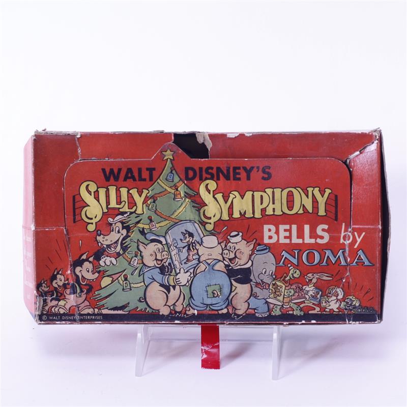 Appraisal: Walt Disney's Illuminated Silly Symphony Bells by NOMA Christmas strand