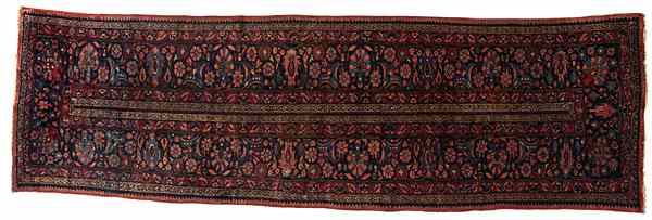 Appraisal: Hamadan Runner Iranian A Hamadan runner containing two sewn together