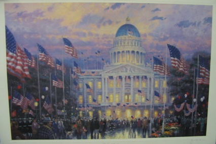 Appraisal: THOMAS KINKADE California born A limited edition color print titled