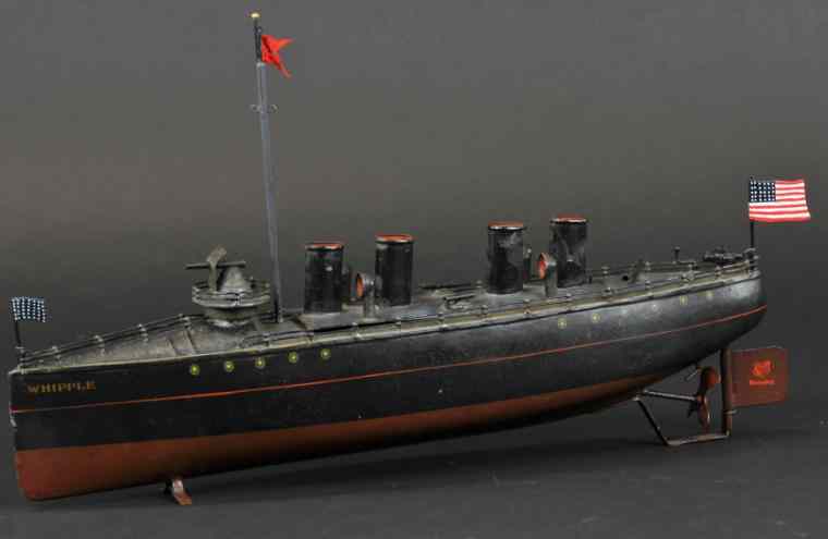 Appraisal: MARKLIN ''WHIPPLE'' TORPEDO BOAT Germany c a very stealthy example