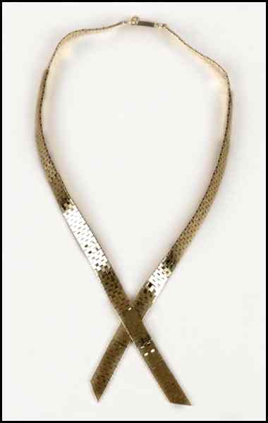 Appraisal: KARAT YELLOW GOLD NECKLACE Interior length '' Wt grams Condition