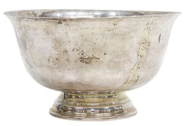 Appraisal: American sterling silver footed bowl Sterling by Fina after the