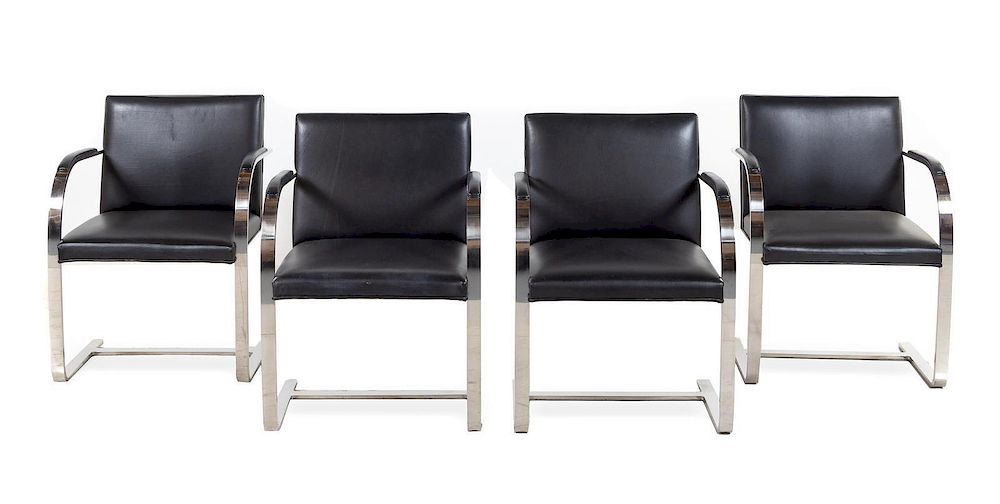 Appraisal: Ludwig Mies van der Rohe German - Set of Four