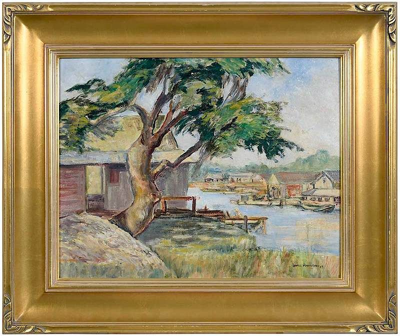 Appraisal: Loulie Raymond Anderson Florida South Carolina born Oyster Sheds Bayou