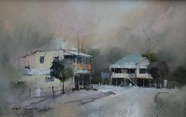 Appraisal: John Lovett born Blackall Corner oil on board signed '