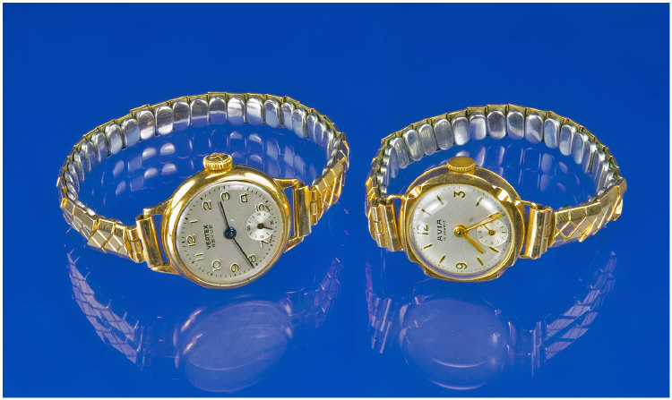 Appraisal: Vertex ct Gold Ladies Wristwatch Together With ct Gold Avia