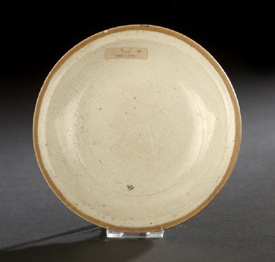 Appraisal: Good Chinese Ching Pai-Glazed Saucer Dish Song Dynasty - of