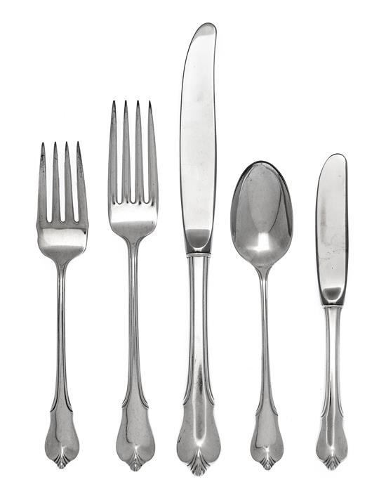 Appraisal: Sale Lot An American Silver Flatware Service Wallace Silversmiths Wallingford