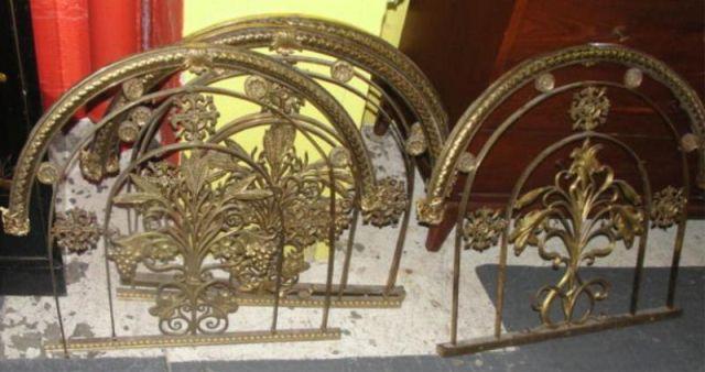 Appraisal: Brass Architectural Dome Top Items From a prominent New Jersey