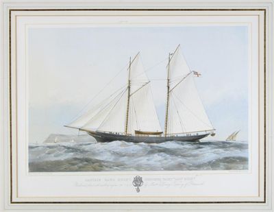 Appraisal: After Captain Hans Busk Schooner yacht 'Lady Busk' Yacht 'Meriel'