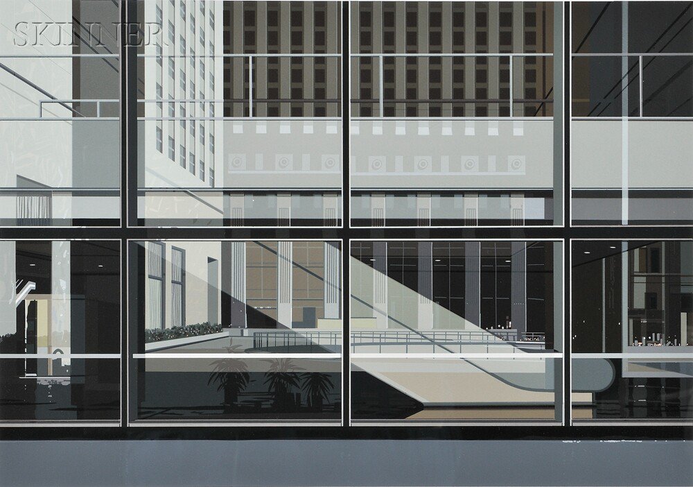 Appraisal: Richard Estes American b Manhattan from URBAN LANDSCAPES III edition