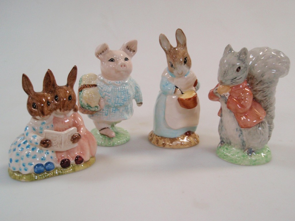 Appraisal: A Royal Doulton Bunnykins figure Storytime a Royal Albert figure