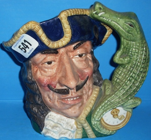 Appraisal: Royal Doulton Large Character jug Capt Hook D china Version