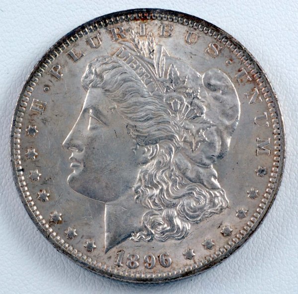 Appraisal: -O Morgan silver dollar CONDITION Choice About Uncirculated Seldom seen