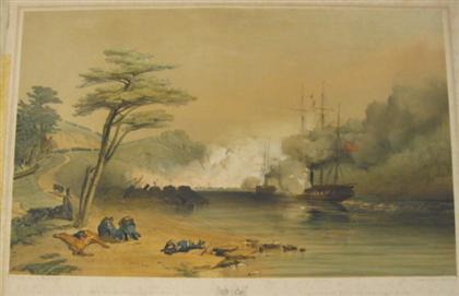 Appraisal: piece Hand-Colored Lithograph Brierly Oswald Walters after Arrogant Capt Velverton