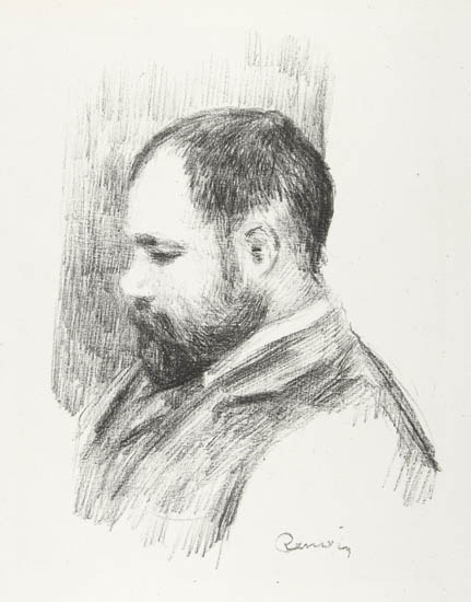 Appraisal: PIERRE-AUGUSTE RENOIR Ambroise Vollard Lithograph x mm x inches full