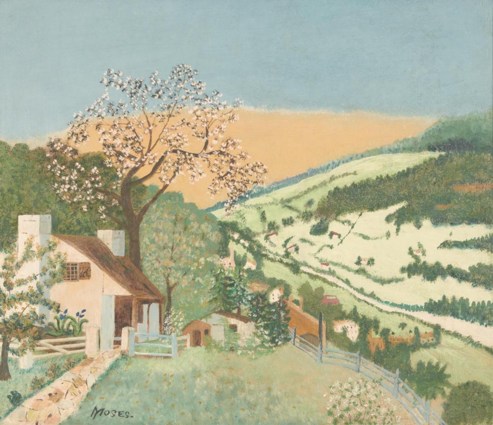 Appraisal: ANNA MARY ROBERTSON 'GRANDMA' MOSES American - A May Morning