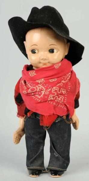 Appraisal: Composition Buddy Lee Cowboy Doll Description With hat Condition Excellent