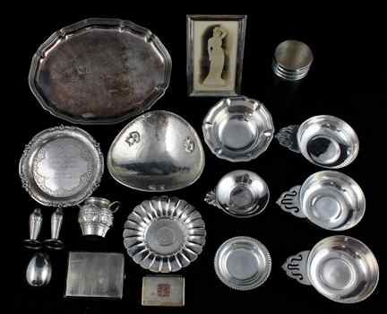 Appraisal: GROUP OF MEXICAN AND SOUTH AMERICAN SILVER AND PLATE including