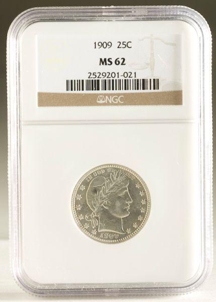 Appraisal: NGC MS Barber Quarter