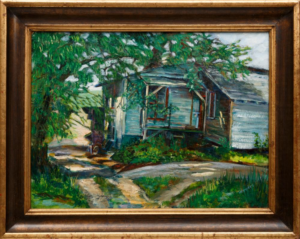 Appraisal: Hermine Herodes American Florida - Florida Cracker House oil on