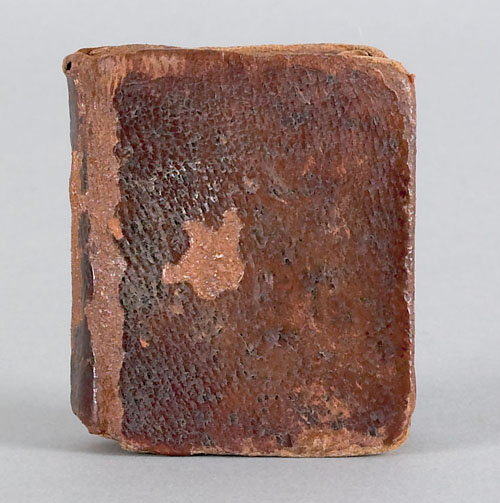 Appraisal: Miniature leather bound Bible printed for Sower and Jones by