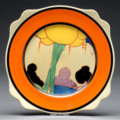 Appraisal: Clarice Cliff An A J Wilkinson Summerhouse Leda plate -