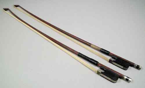 Appraisal: A ''Lefin'' cello bow by Finkel Switzerland with round stick