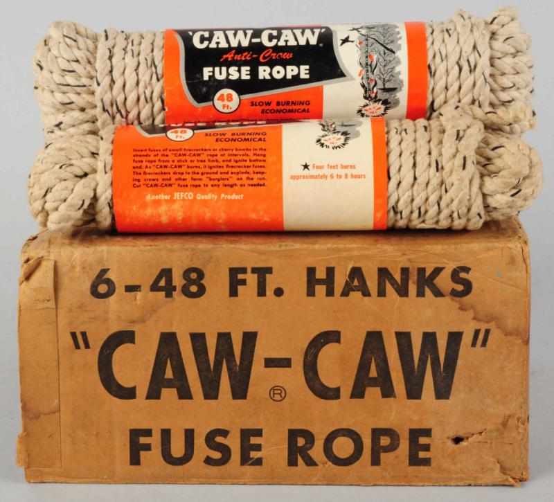 Appraisal: Lot of Hanks Caw-Caw Fuse Rope Firecrackers With master carton