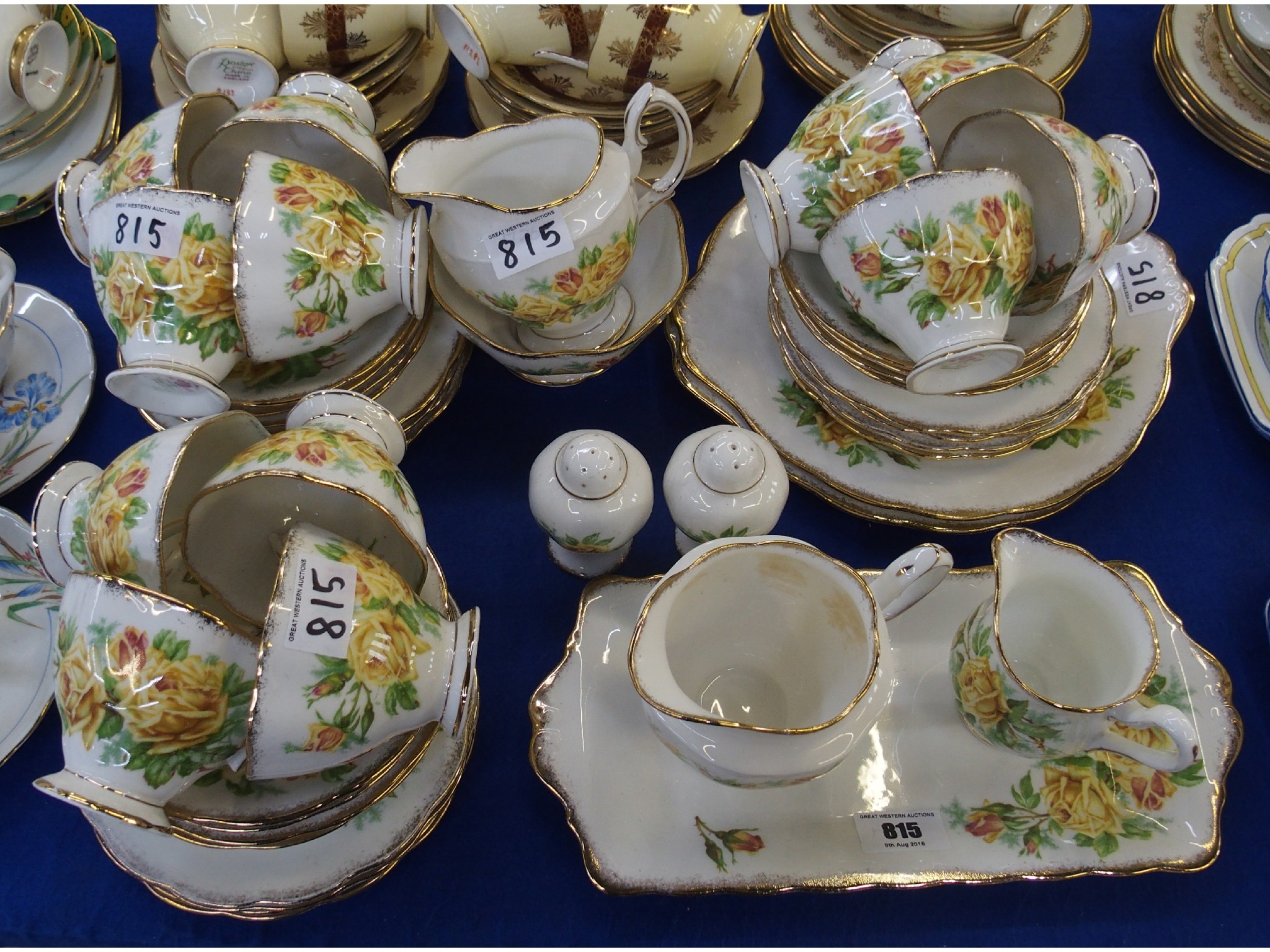 Appraisal: Royal Albert Tea Rose teaset for twelve