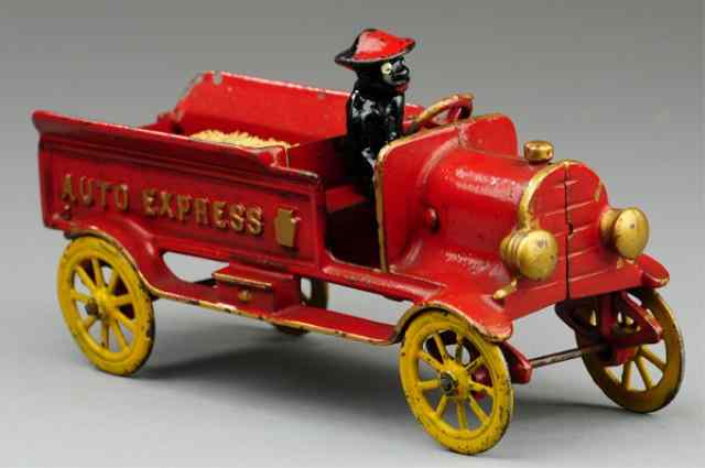 Appraisal: HUBLEY AUTO EXPRESS Cast iron painted in bright red extensive