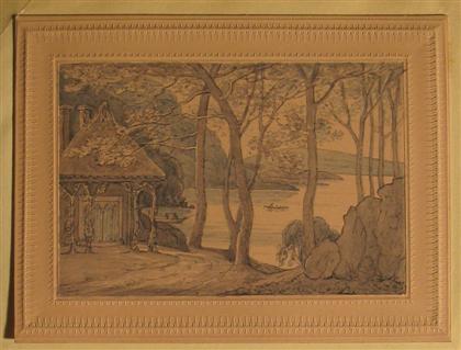 Appraisal: six works on paper BRITISH SCHOOL th c INNISFALLEN ISLAND