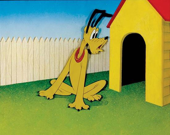 Appraisal: Disney Studios Pluto cel from Put-Put Troubles circa production cel