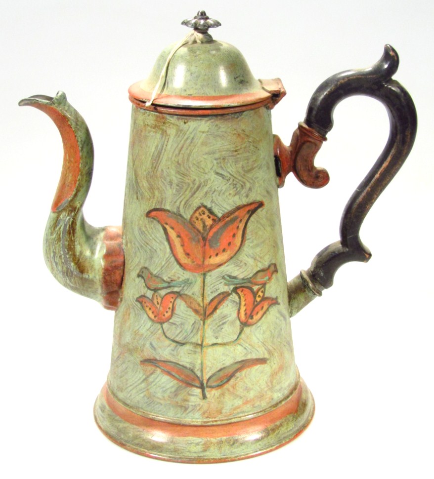 Appraisal: A late thC Griffiths Browett patent three pint coffee pot