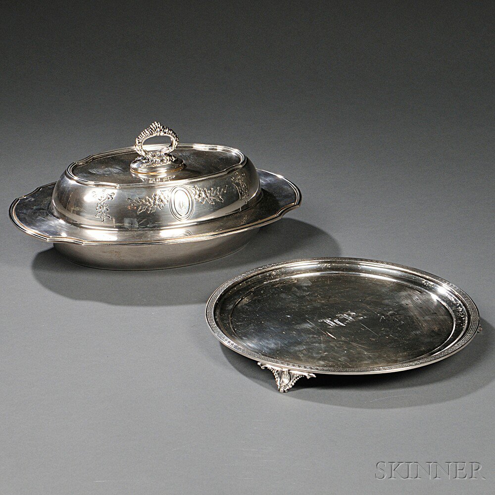 Appraisal: Two Pieces of Gorham Sterling Silver Hollowware Providence Rhode Island