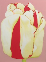 Appraisal: Lowell Blair Nesbitt American - Yellow and Red Tulip Silkscreen