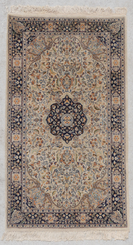 Appraisal: APPROX - YR OLD SINO-PERSIAN HAND KNOTTED WOOL RUG '