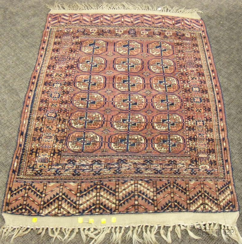 Appraisal: Tekke Rug West Turkestan th century ft x ft