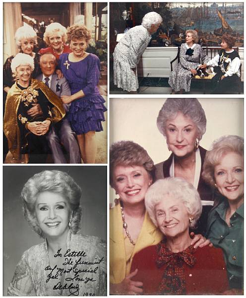 Appraisal: An Estelle Getty group of personal photographs s- s Ten