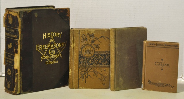 Appraisal: Four Vintage BooksIncluding History of Freemasonry and Concordant Orders