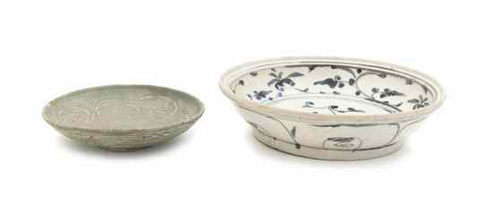 Appraisal: A Vietnamese Ceramic Plate together with another example Diameter of